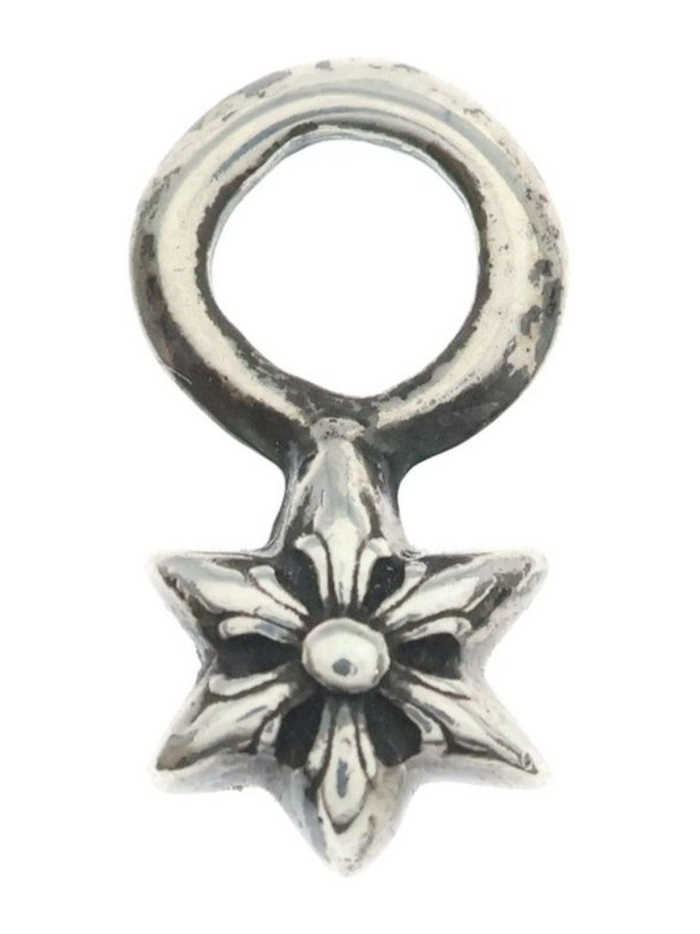 Chrome Hearts Stack Star Charm Pendant Top Silver